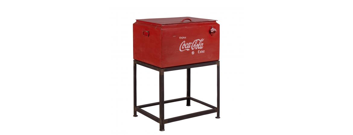 Coca Cola Cooler Box on Stand