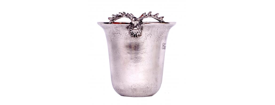 Rustic Wine/Champagne Cooler with Deer Handles