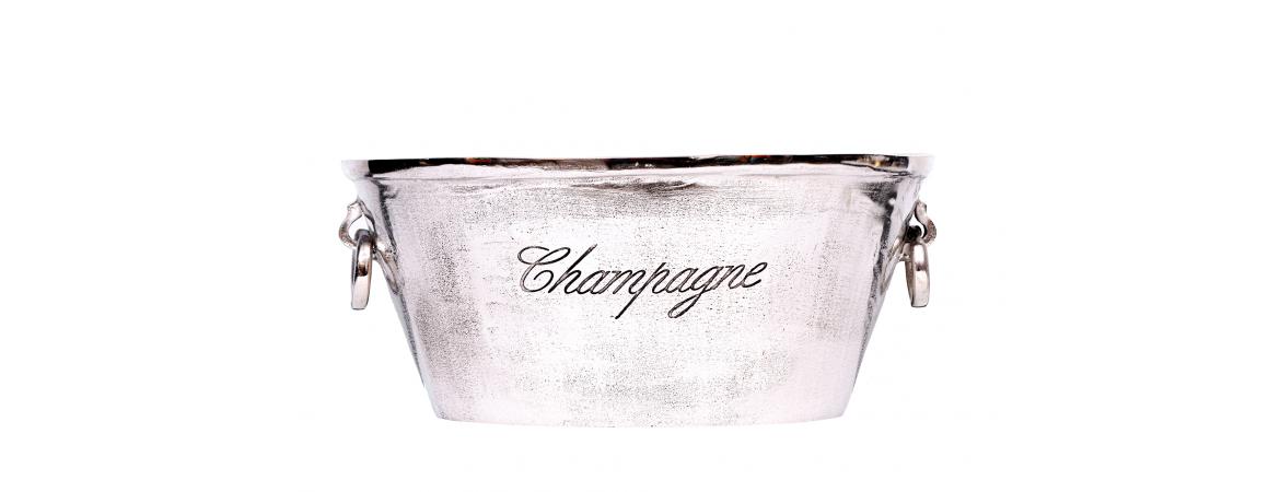 Champagne Cooler with Ring Handle