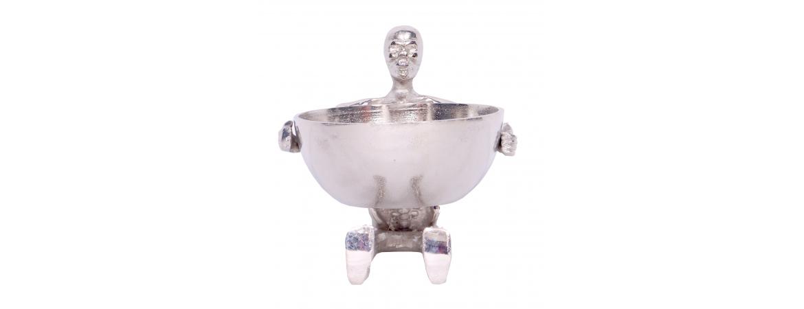 Skeleton with Bowl Small