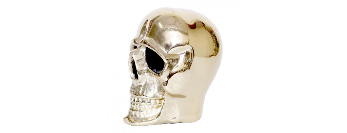 Gold Skull H18cm