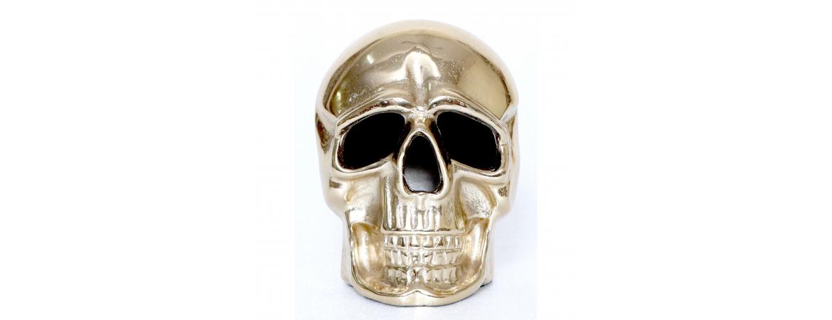 Gold Skull H18cm