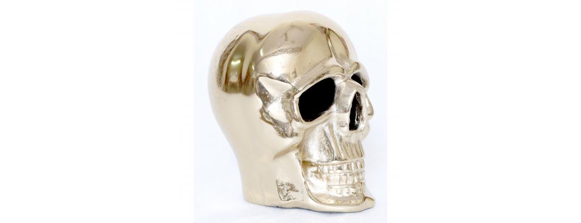 Gold Skull H18cm