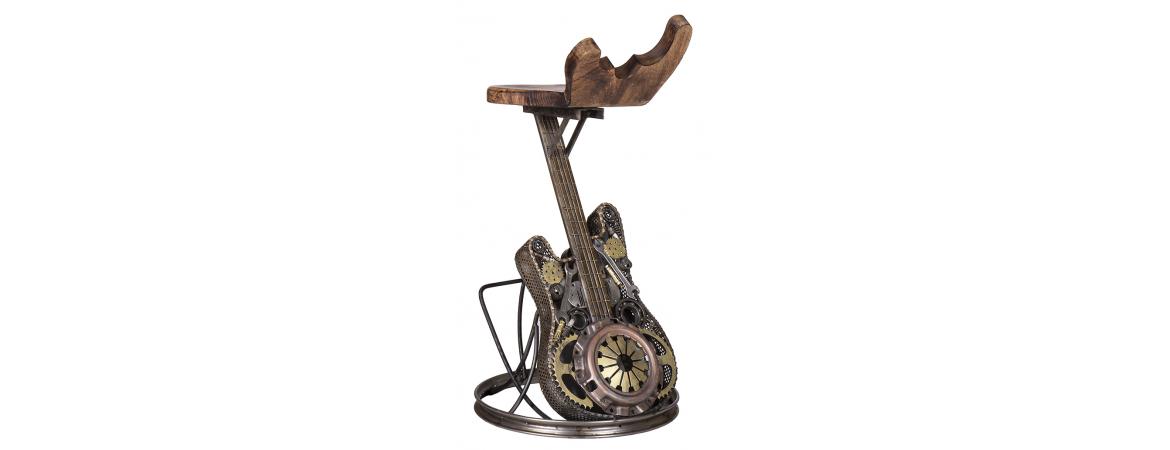 Wrought Iron Guitar Chair