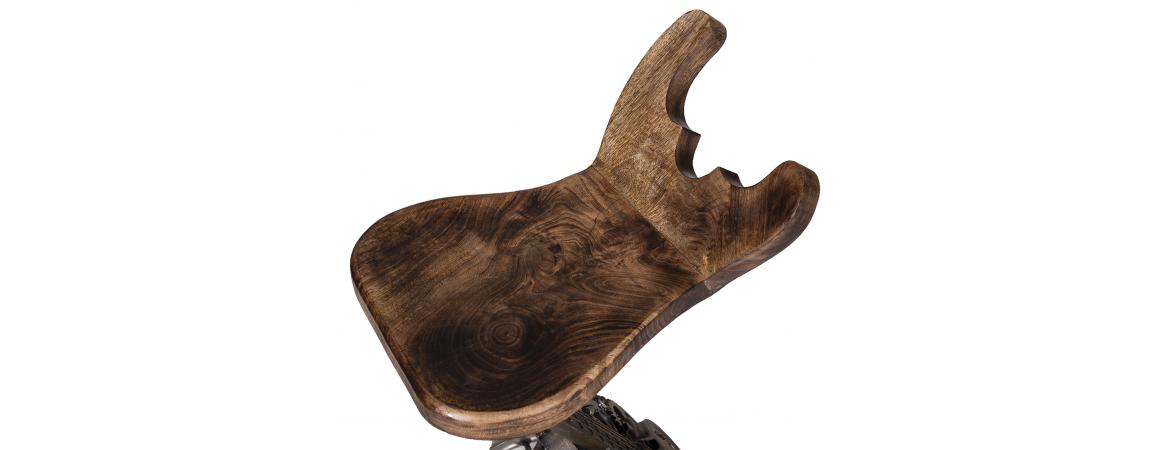 Wrought Iron Guitar Chair