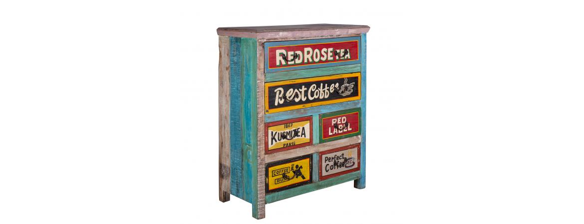 Hand Painted Chest of Drawers