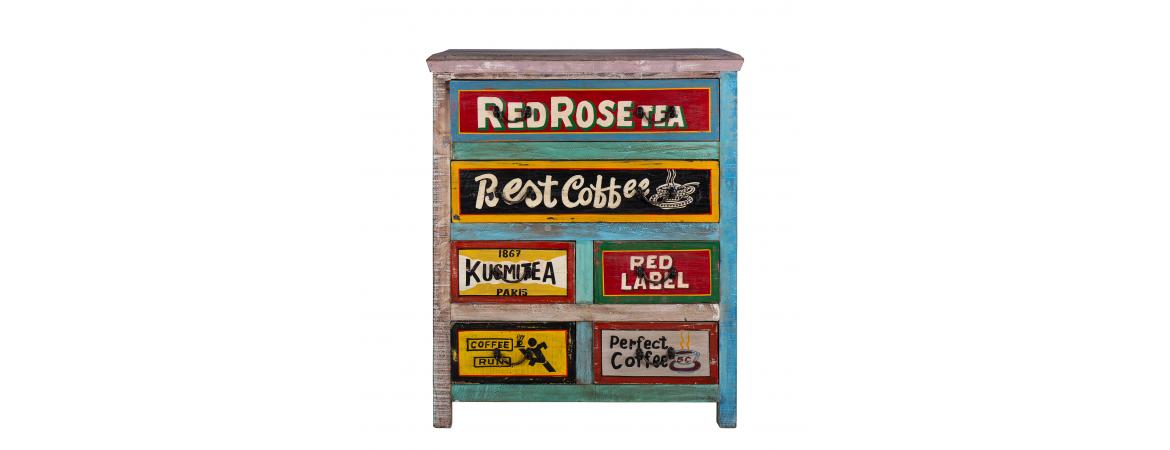 Hand Painted Chest of Drawers