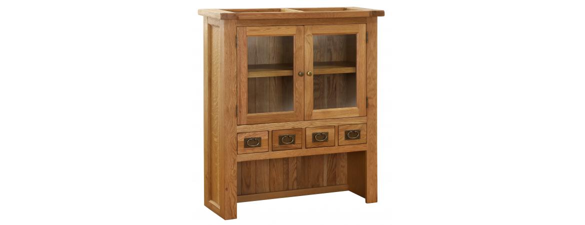 4 Drawer 2 Door Hutch