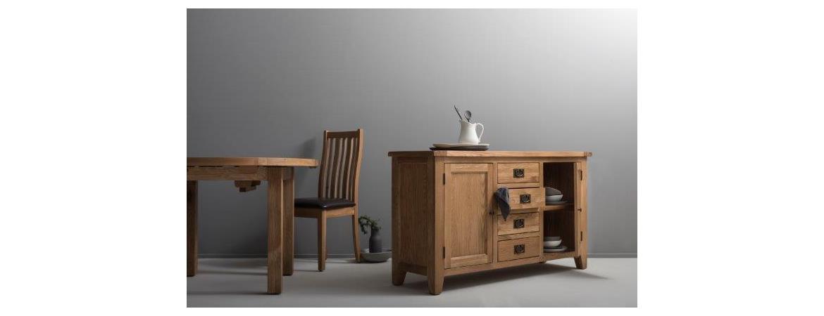 4 Drawer 2 Door Buffet