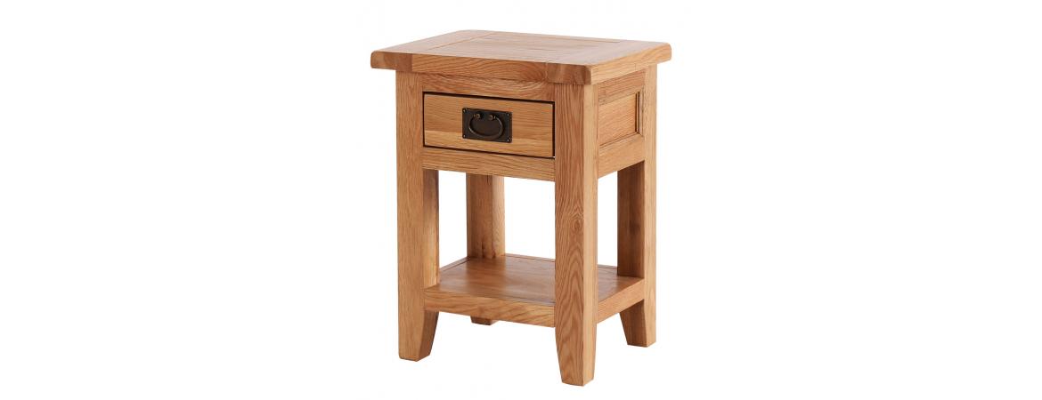 1 Drawer 1 Shelf Bedside Table