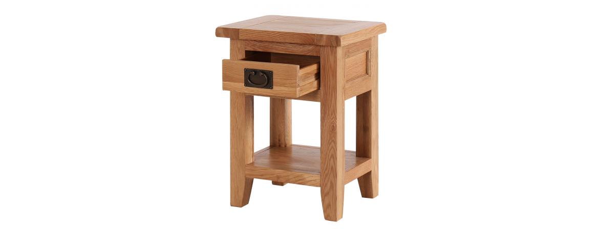 1 Drawer 1 Shelf Bedside Table