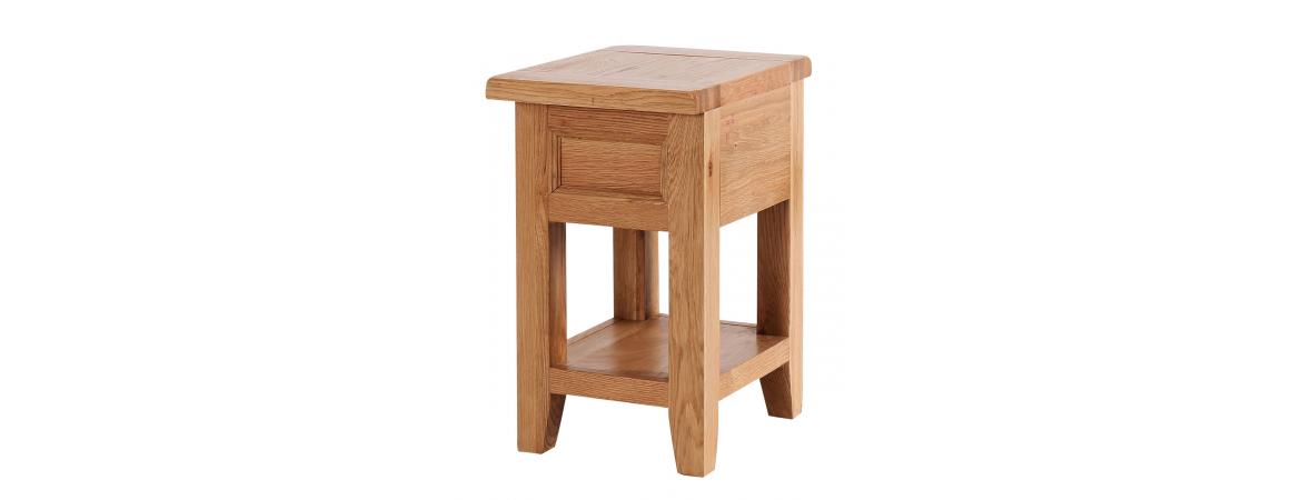1 Drawer 1 Shelf Bedside Table