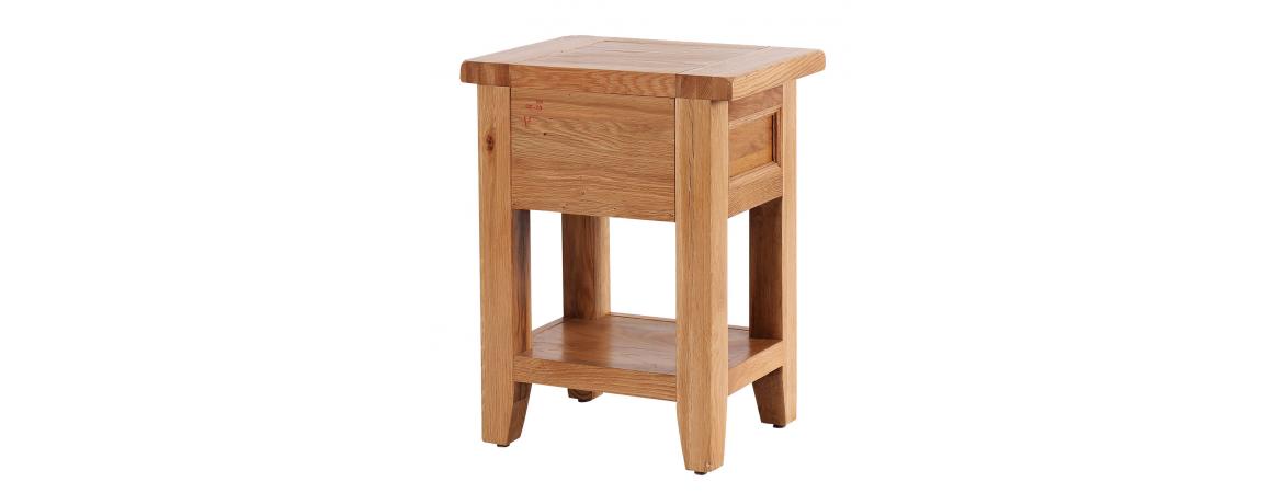 1 Drawer 1 Shelf Bedside Table