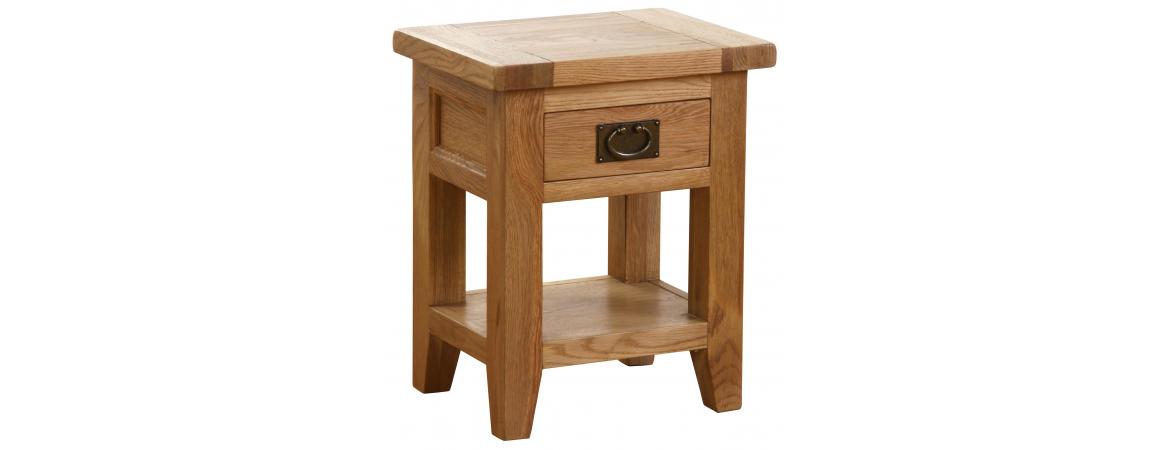 1 Drawer 1 Shelf Bedside Table