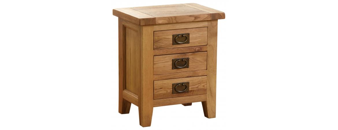 3 Drawer Bedside Table