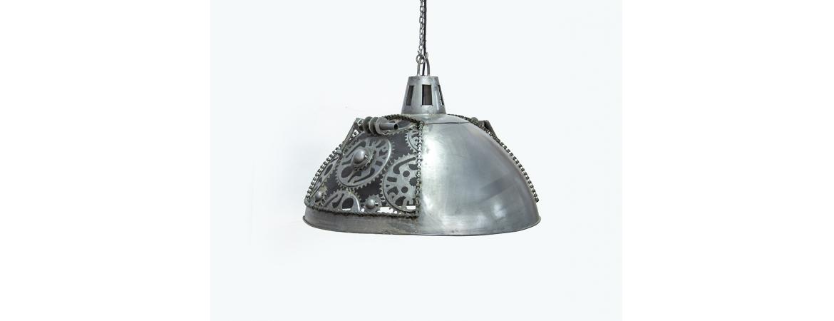 Round Cog Ceiling Pendant Light