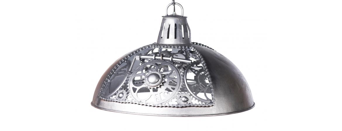 Ceiling Light With Ornate Cog Desgn