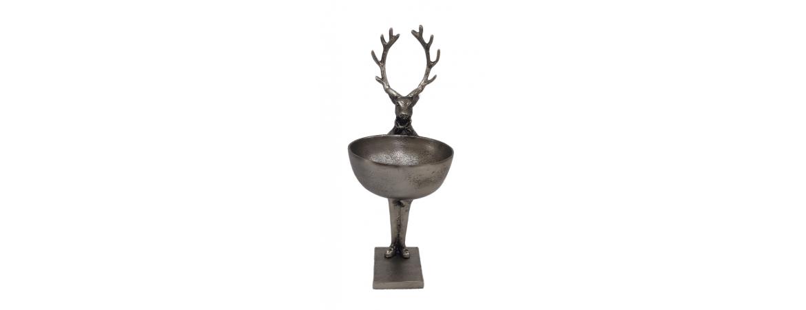 Deer with Bowl H59cm