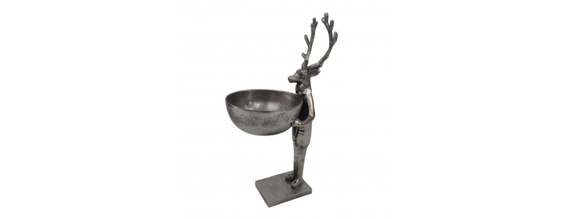 Deer with Bowl H59cm