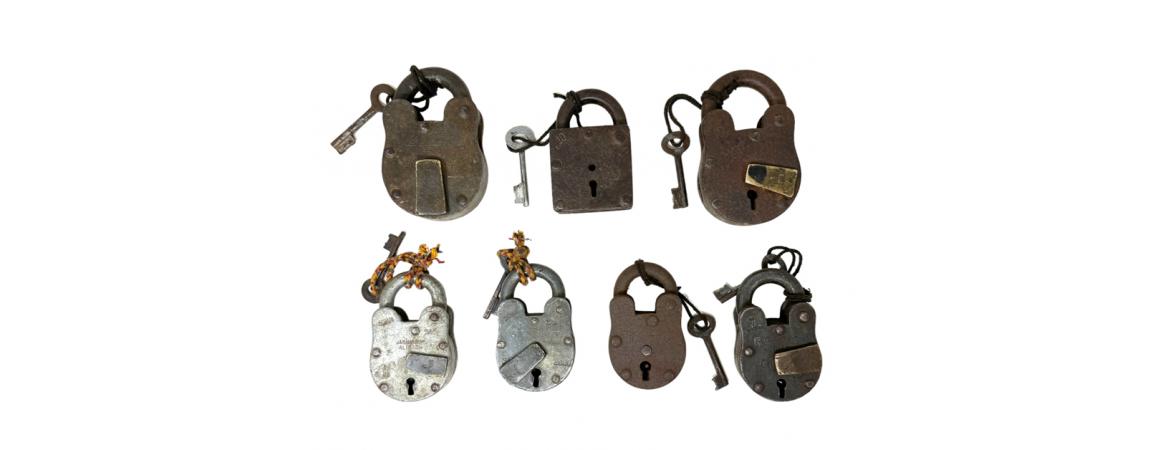 Assorted Iron Padlocks