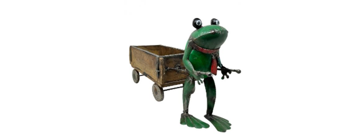 Frog with Wheelbarrow