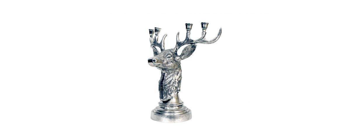 Deer Candle Holder H44cm