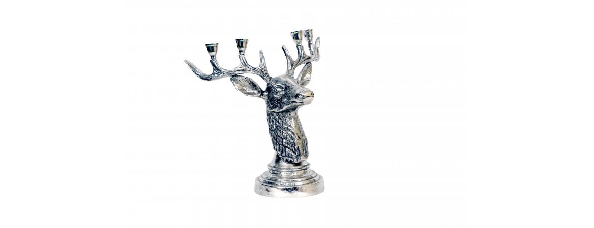 Deer Candle Holder H44cm