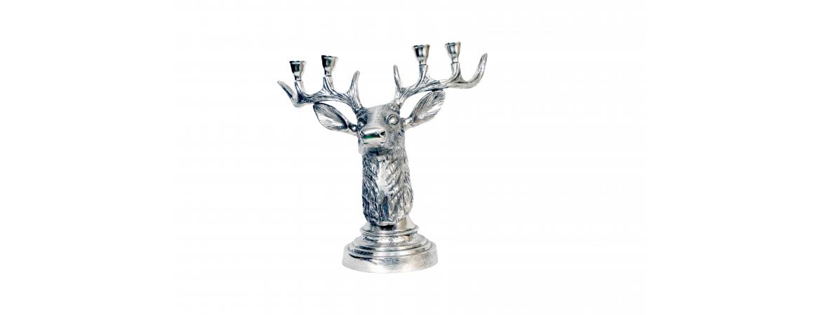 Deer Candle Holder H44cm