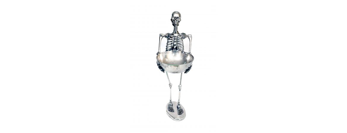 Skeleton with Bowl H155cm