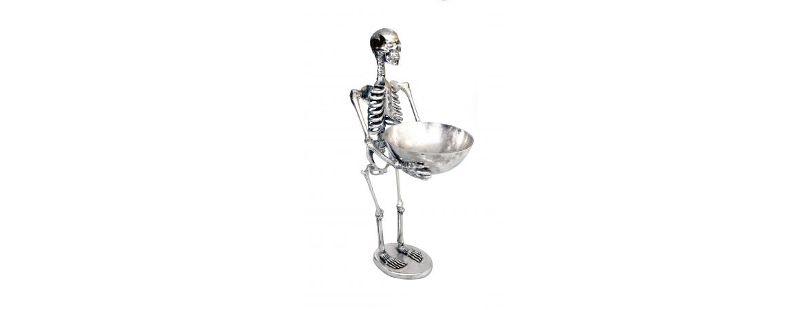 Skeleton with Bowl H155cm