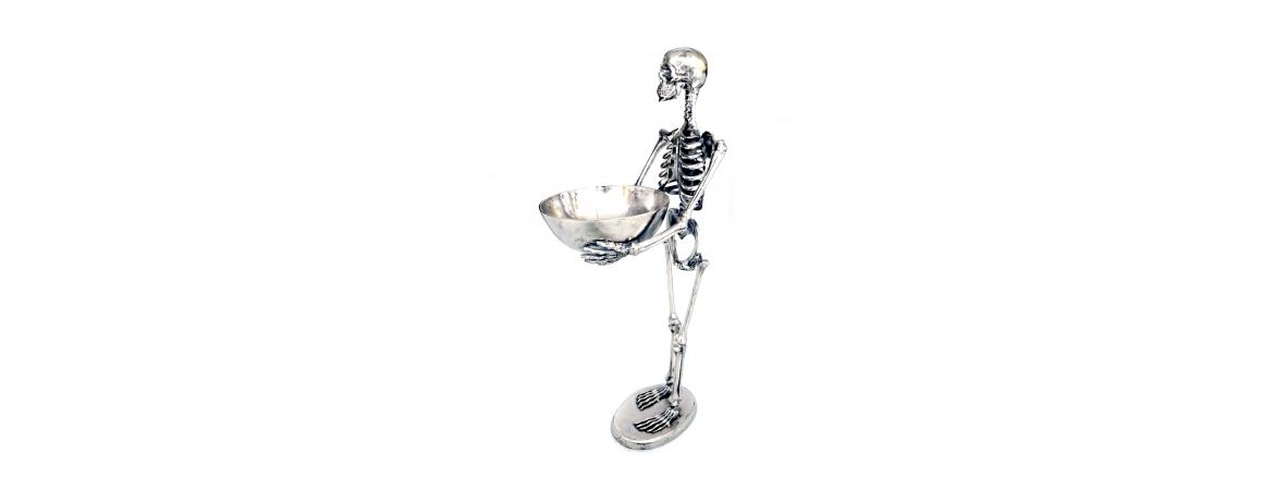 Skeleton with Bowl H155cm