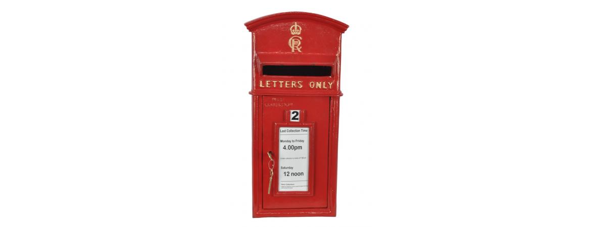 King Charles CR III Post Box