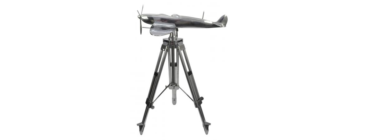 Spitfire Aircraft Model on Tripod (large)