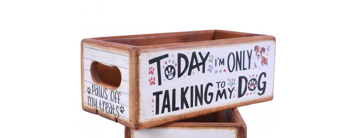 Set of 5 Shellfish Nesting Boxes -Dogs