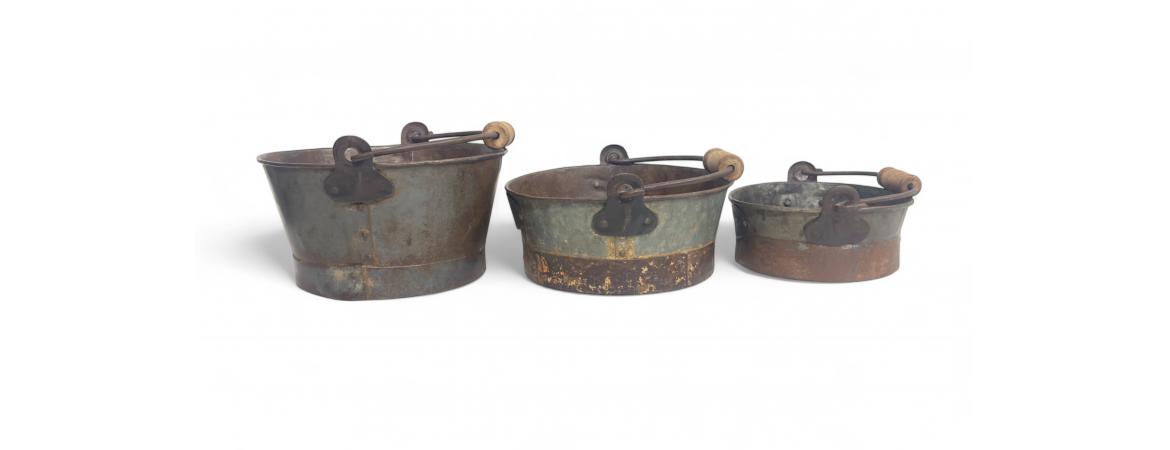 Set of 3 Iron GWR Baskets
