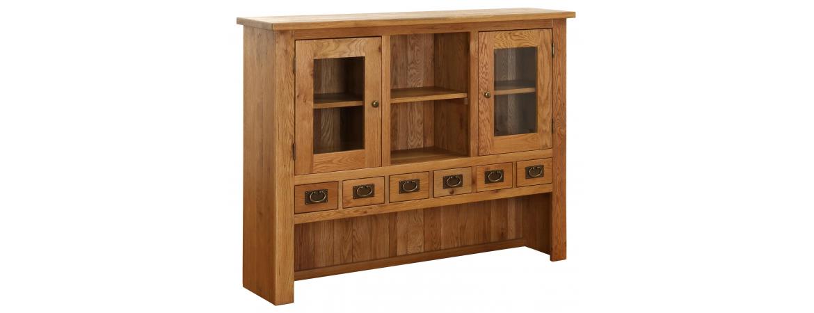 6 Drawer 2 Door Hutch