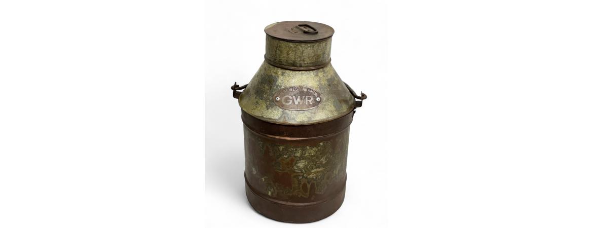 Assorted GWR Iron Milk Churn