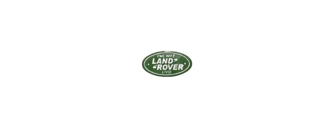 Land R One Wife Wall Plaque - Cast Iron