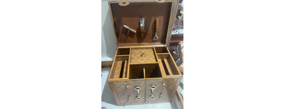 Handcrafted Mini Bar - Tan