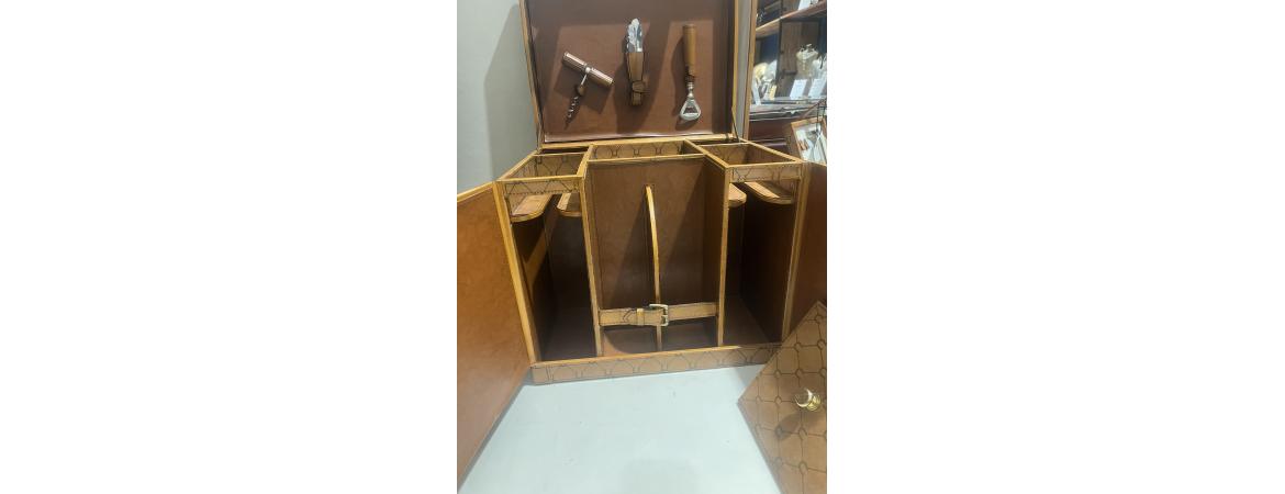 Handcrafted Mini Bar - Tan