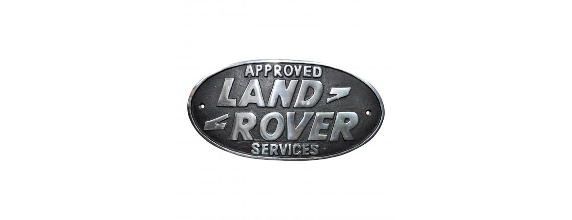 Land Rover Wall Plaque - Cast Aluminium