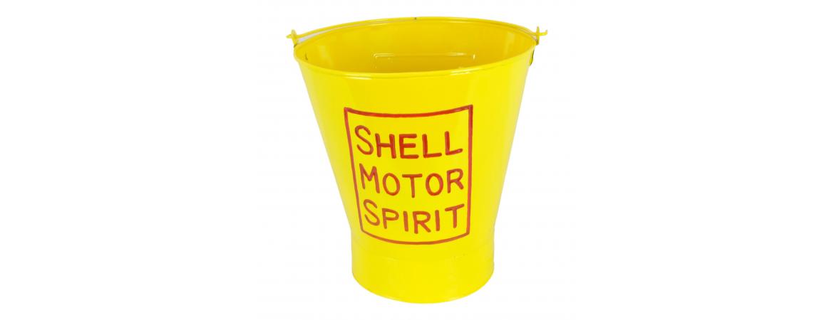 Set of 3 Motor Buckets - Shell, Castrol, Esso