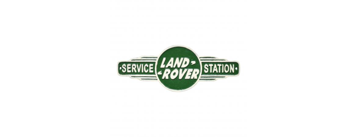 Land Rover Service Station Plaque - Cast Aluminium