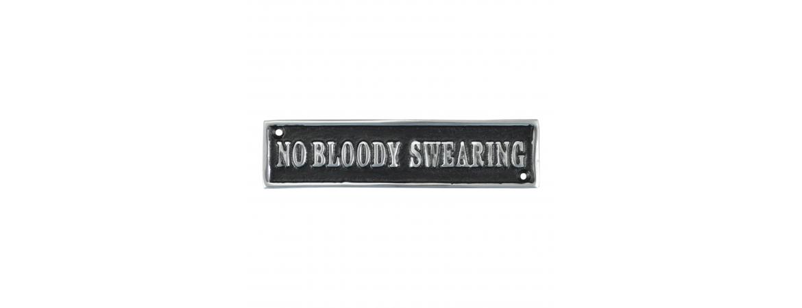No Bloody - Cast Aluminium