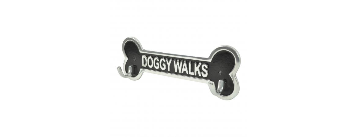 Doggy Walks Hooks - Cast Aluminium
