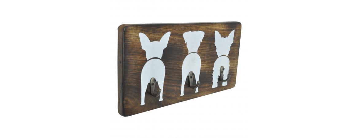 3 Dogs Wall Hook