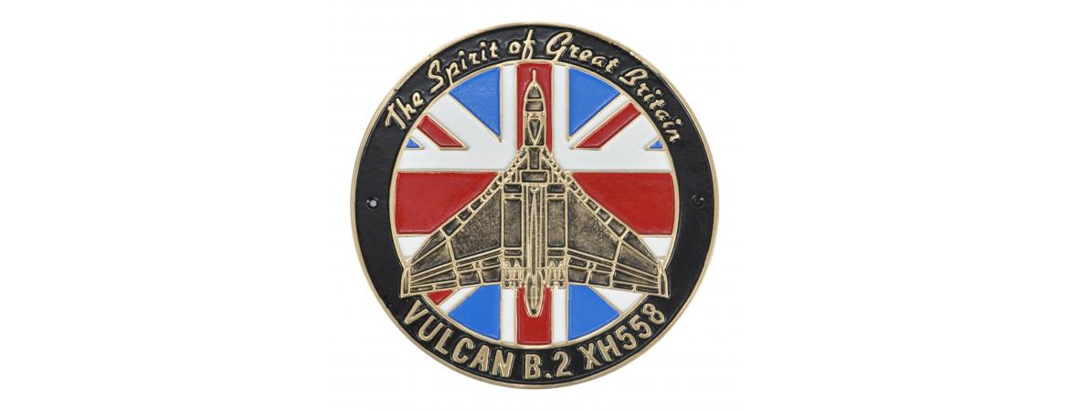 Vulcan B2 XH558 Wall Plaque - Cast Aluminium