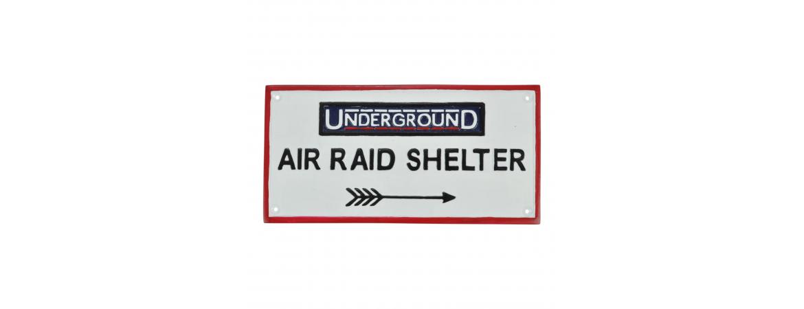 Underground Air Raid - Cast Aluminium