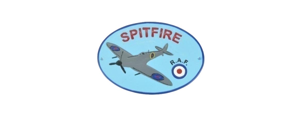 Spitfire Oval Plaque