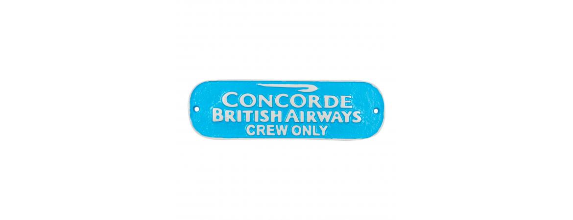 Small Concorde Crew Only - Aluminium
